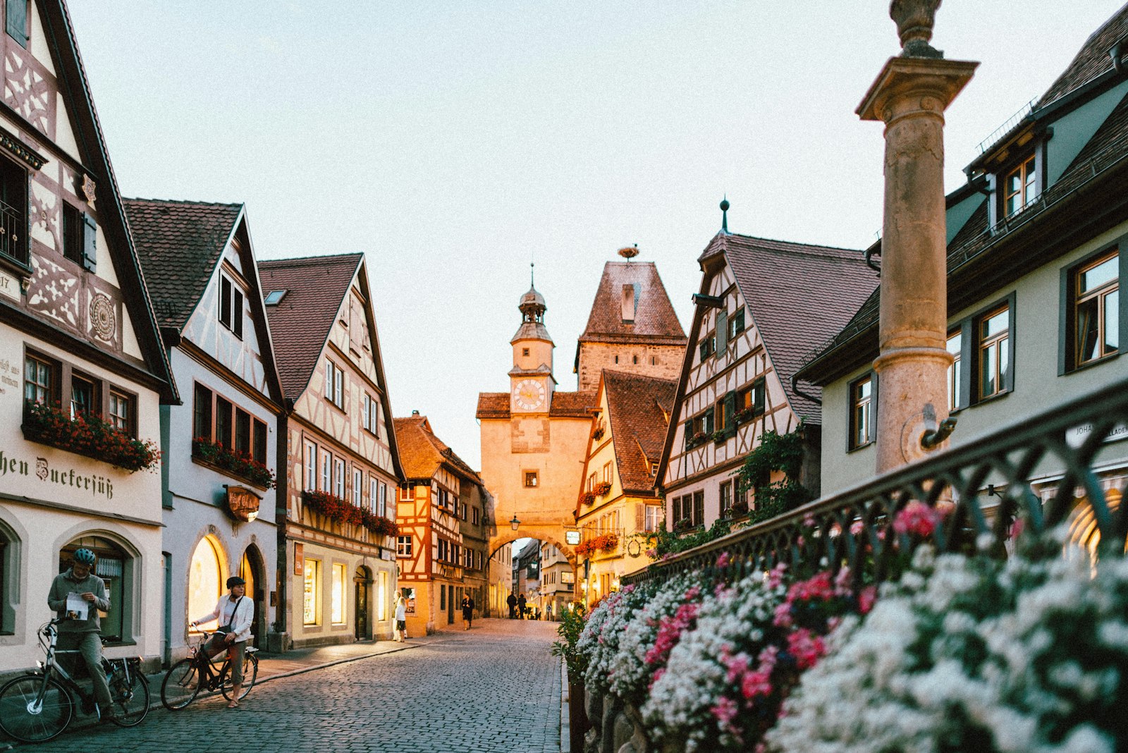 Rothenburg's medieval lanes and towers within its intact town walls